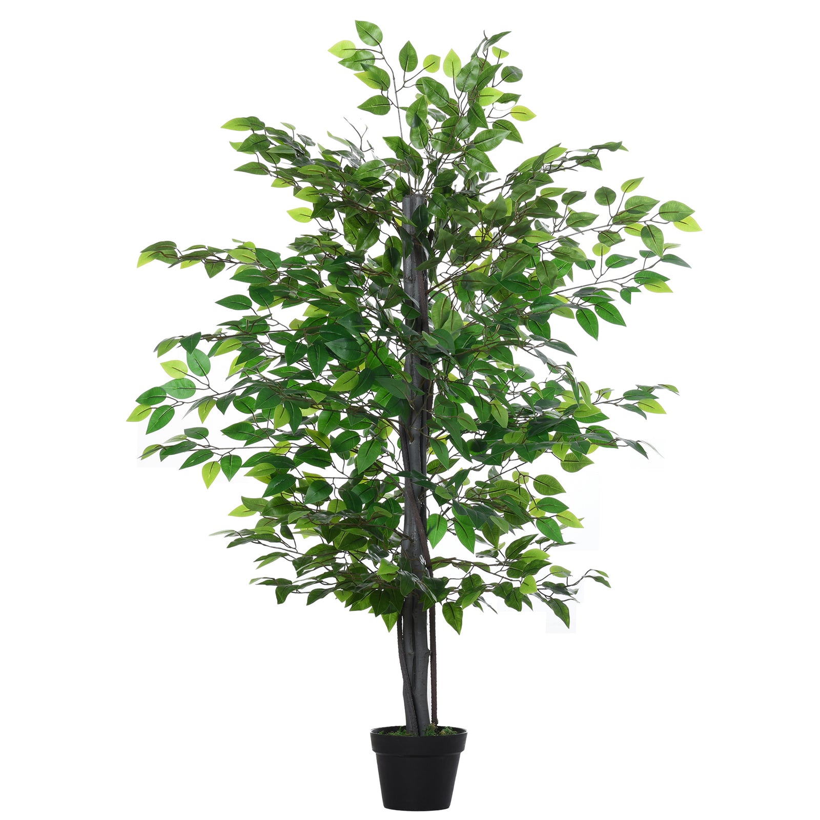 145cm Artificial Banyan Plant Faux Decor Tree With Pot