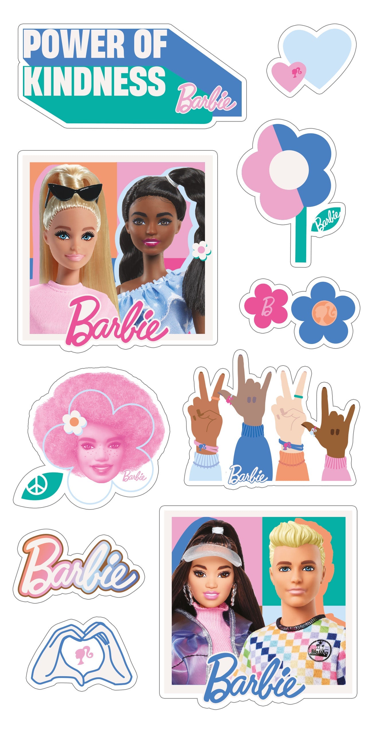 Barbie Sticker Birthday Card Official Product
