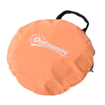 2-3 Person Pop Up Tent Camping Tent Sun Shade Shelter | Orange