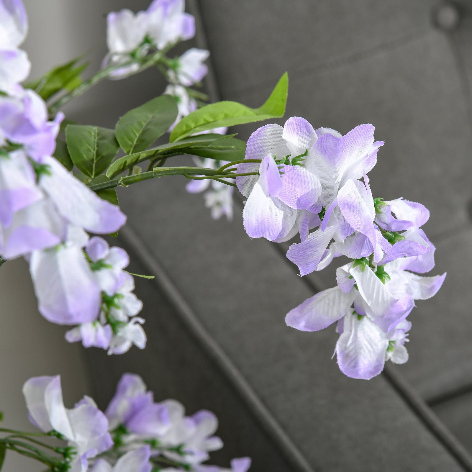 Artificial 110cm Realistic Wisteria Flower Tree Indoor Decor