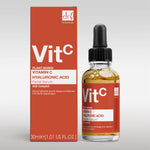 Vitamin C 5% & Hyaluronic Acid 2% Anti-ageing Hydrating Facial Serum 30ml For Hydration And Moisturising