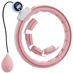 Smart Weighted Hula Hoop With Digital Counter | Pink
