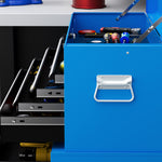 Top Chest And Roller Cabinet Combo Metal Tool Cabinet | Blue