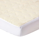 Deep Quilted Fleece Mattress Topper | Single | White