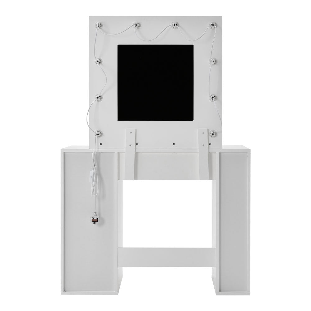 Hollywood Dressing Table With Led Lighted Mirror