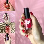 Vegan & Natural Nail Polish Long-lasting Shine, 193 Pink