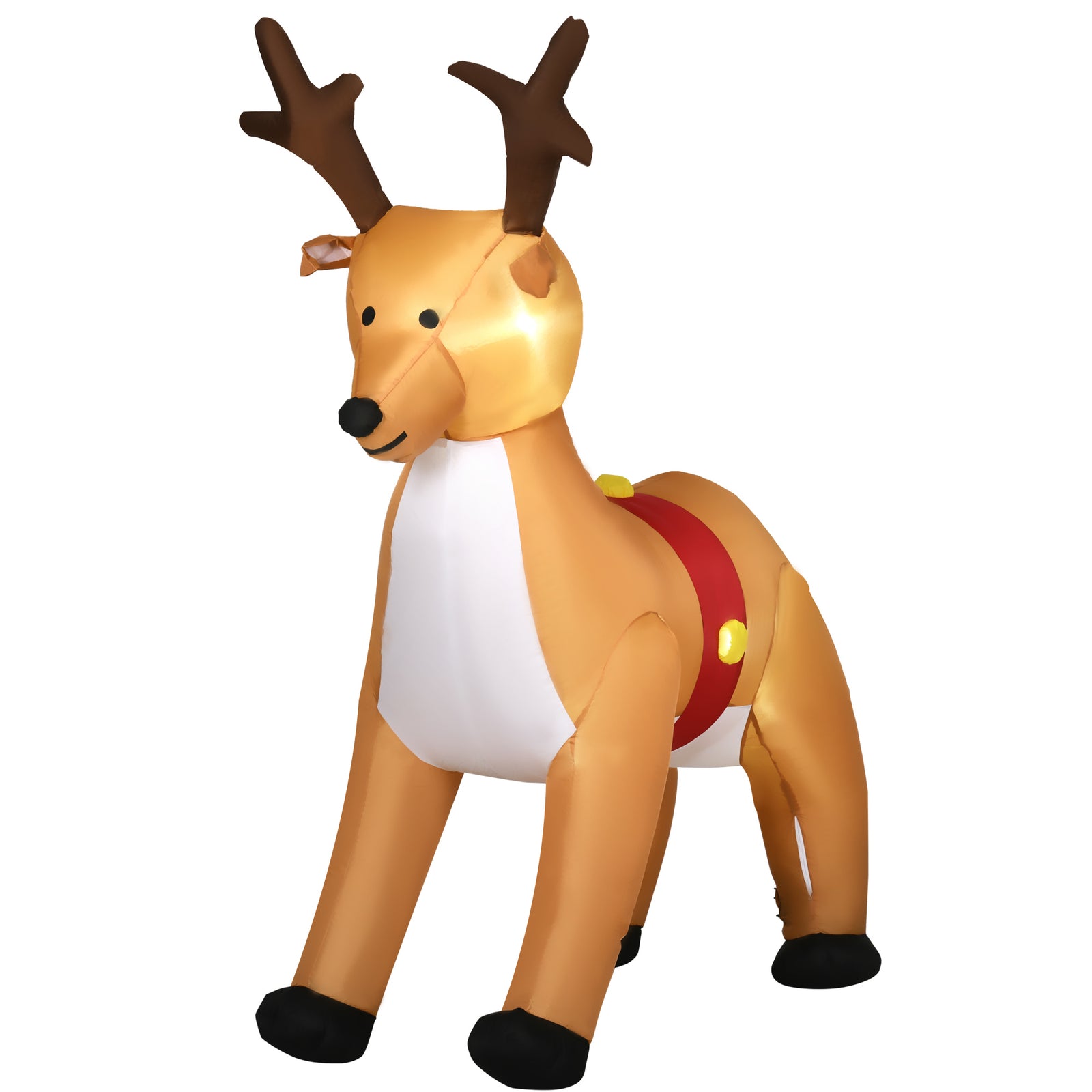 6ft Christmas Inflatable Reindeer Decoration Xmas With Led