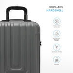 55x35x20cm Cabin Carry Bag Hard Shell Suitcase 100+ Airline Approved | Cabin | Anthracite