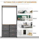 Storage Coat Rack Hallway Bedroom Organiser Shelves Hanger