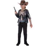 Kids Skeleton Cowboy Costume | Age 7-9