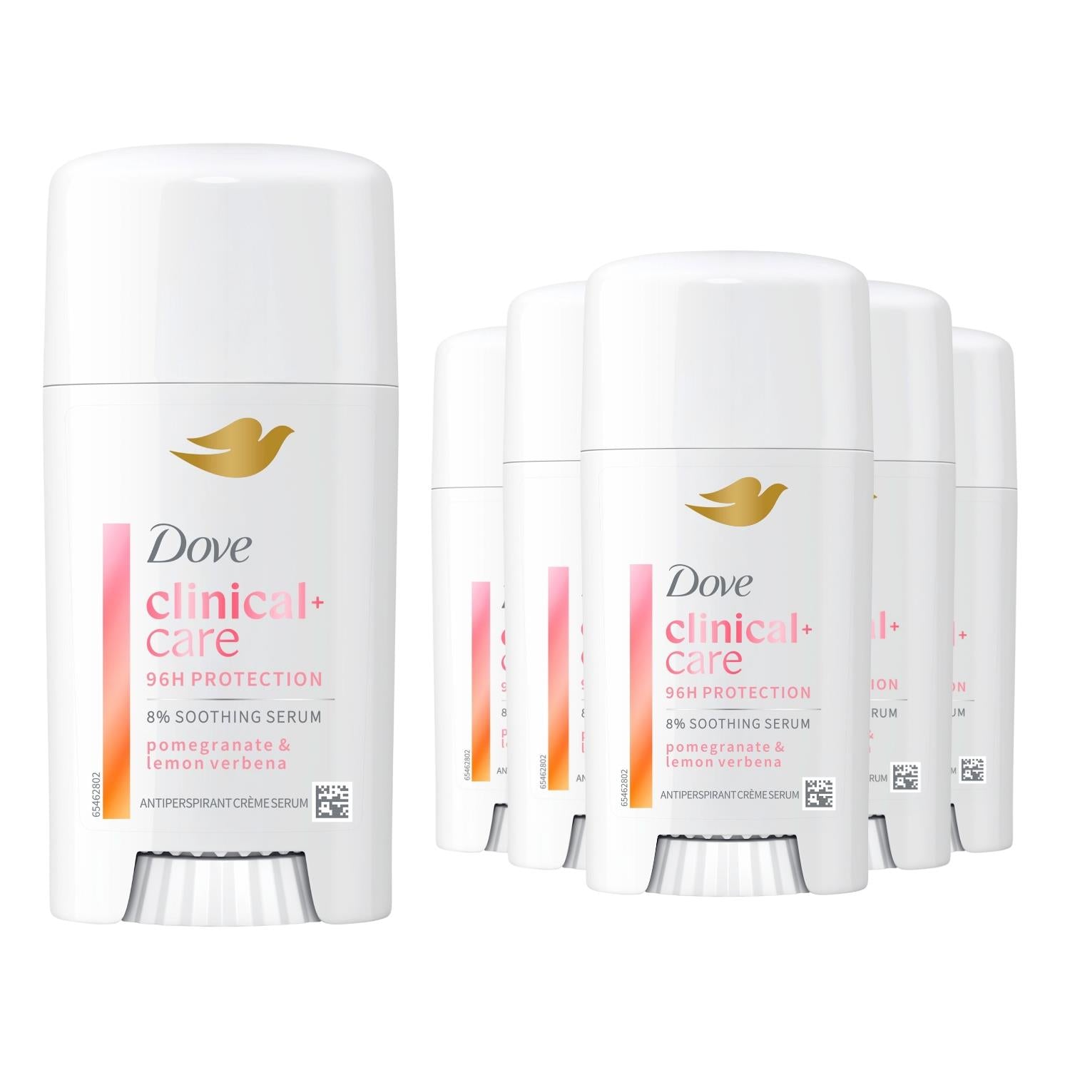 Clinical + Care Anti-perspirant Cream, Pomegranate & Lemon Verbena, 60ml | Set-of-6