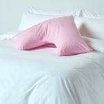 Egyptian Cotton V Shaped Pillowcase 200 Tc | V Shape | Pink
