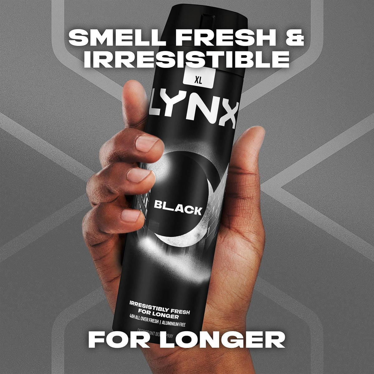 Xl Black Body Spray Deo 48h Fresh Frozen Pear & Cedarwood 200ml | Set of 12