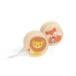 Wooden Wildlife Yo-yos (fox & Lion)
