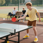 SPORTNOW Table Tennis Rackets, Portable Table Tennis Set W/ 4 Bats, 8 Balls