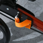 4 Wheel Rollator Walker With Seat And Bags Adjustable | One Size | Red