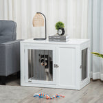 Dog Crate End Table W/ Two Doors - Medium Dogs