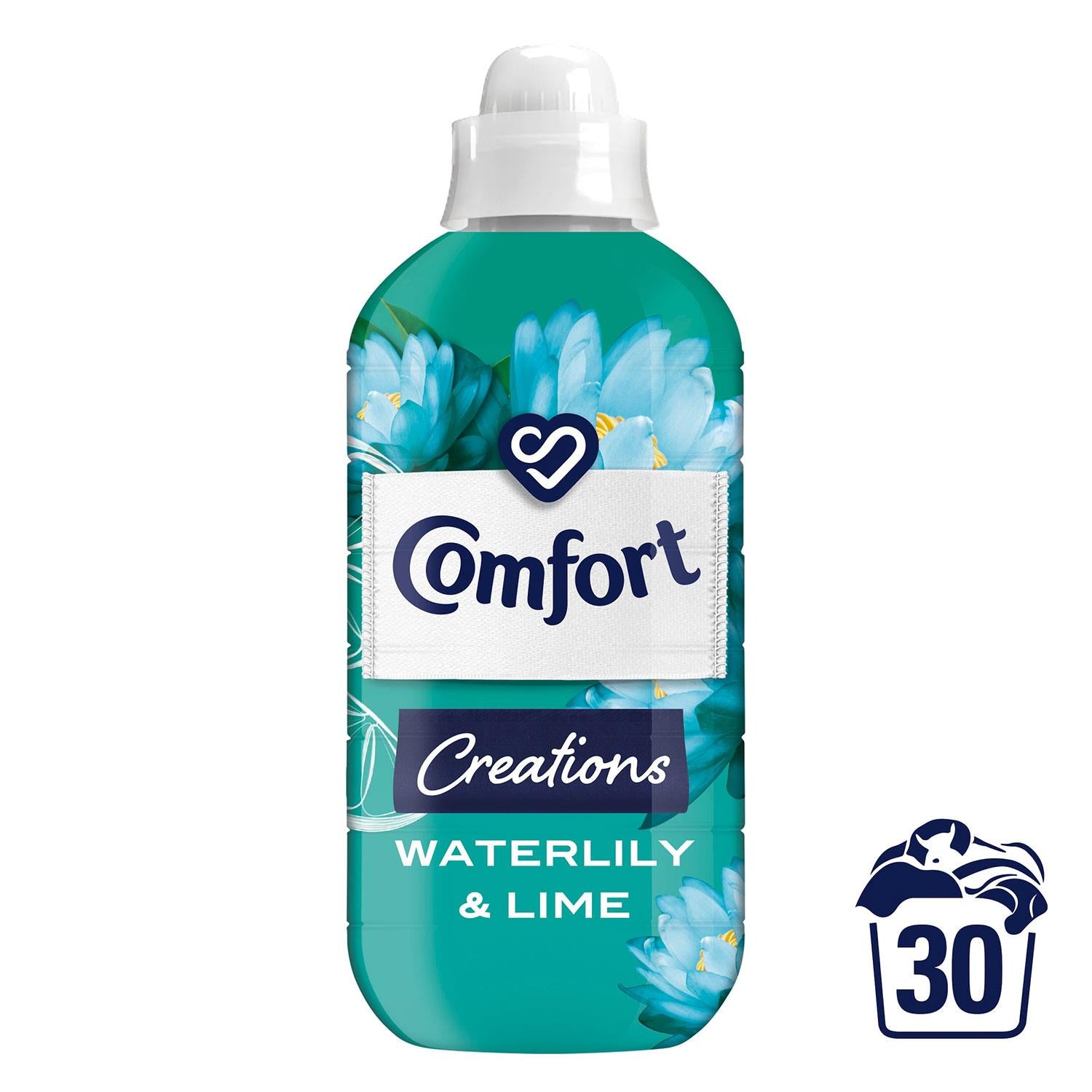 Fabric Conditioner Lasting Fragrance Waterlily & Lime 900ml, 30w | Set of 2