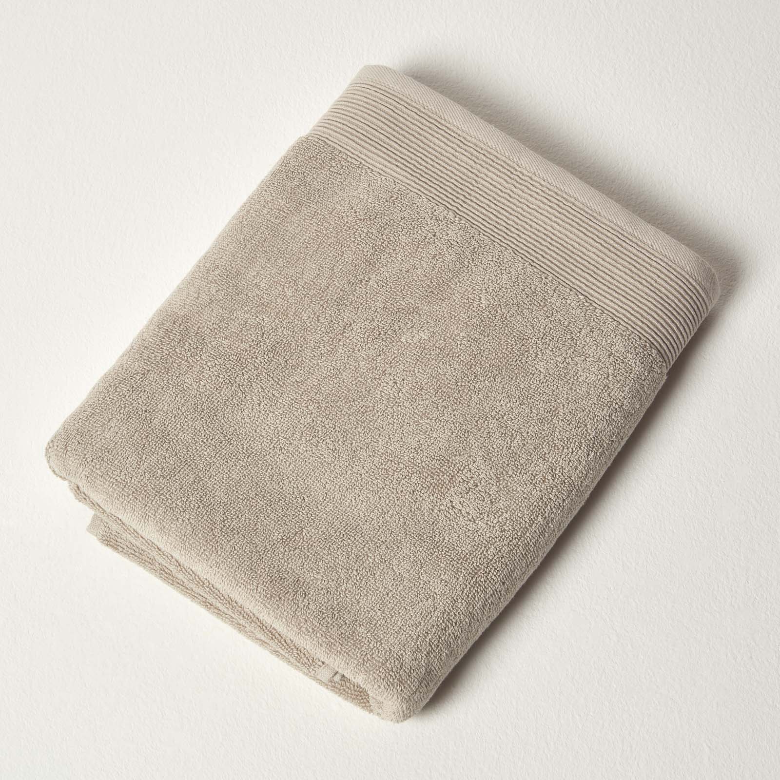 100% Combed Egyptian Cotton 700 Gsm Towels | Bath Towel | Taupe