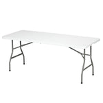 Folding Garden Table, Patio Table W/ Metal
