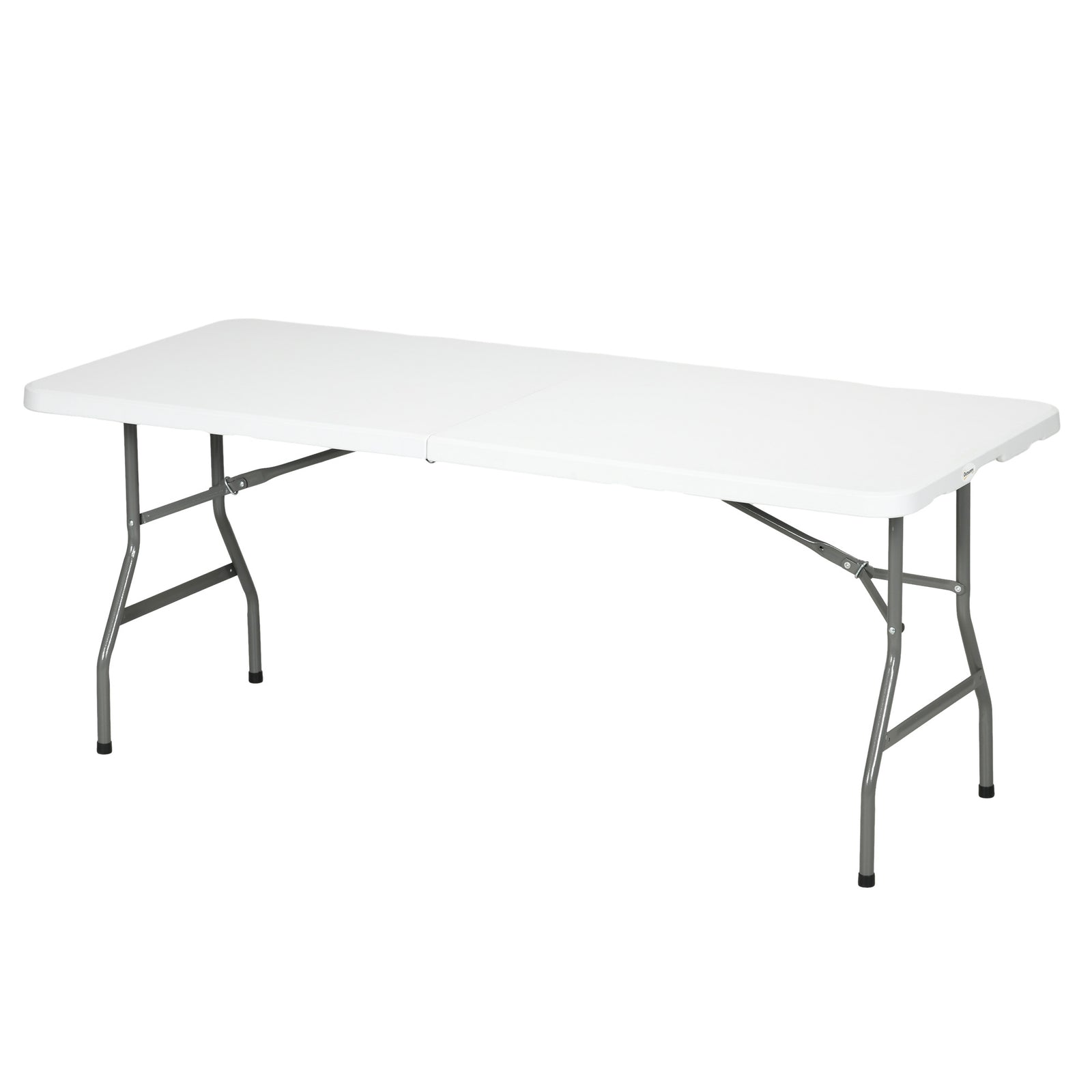 Folding Garden Table, Patio Table W/ Metal