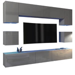 Panorama Wall Tv Unit | Dark Grey