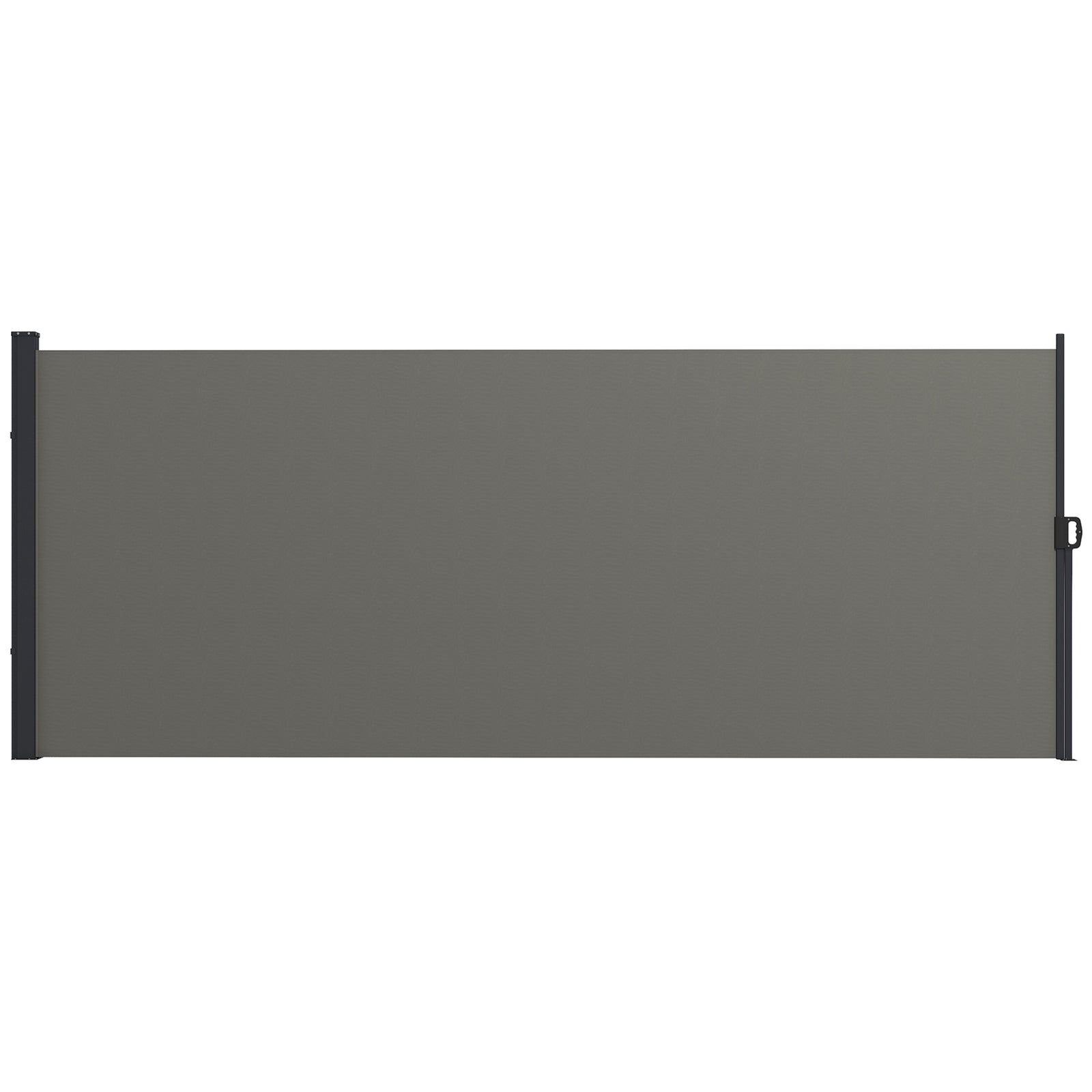 Retractable Side Awning, Garden Divider | Medium | Dark Gray