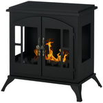 Ethanol Fireplace Stove Freestanding 0.9l Tank