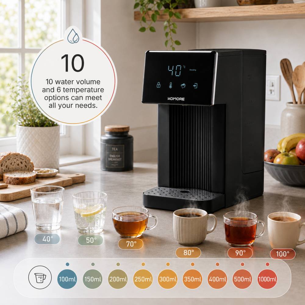 4l Countertop Instant Hot Water Dispenser With Filter