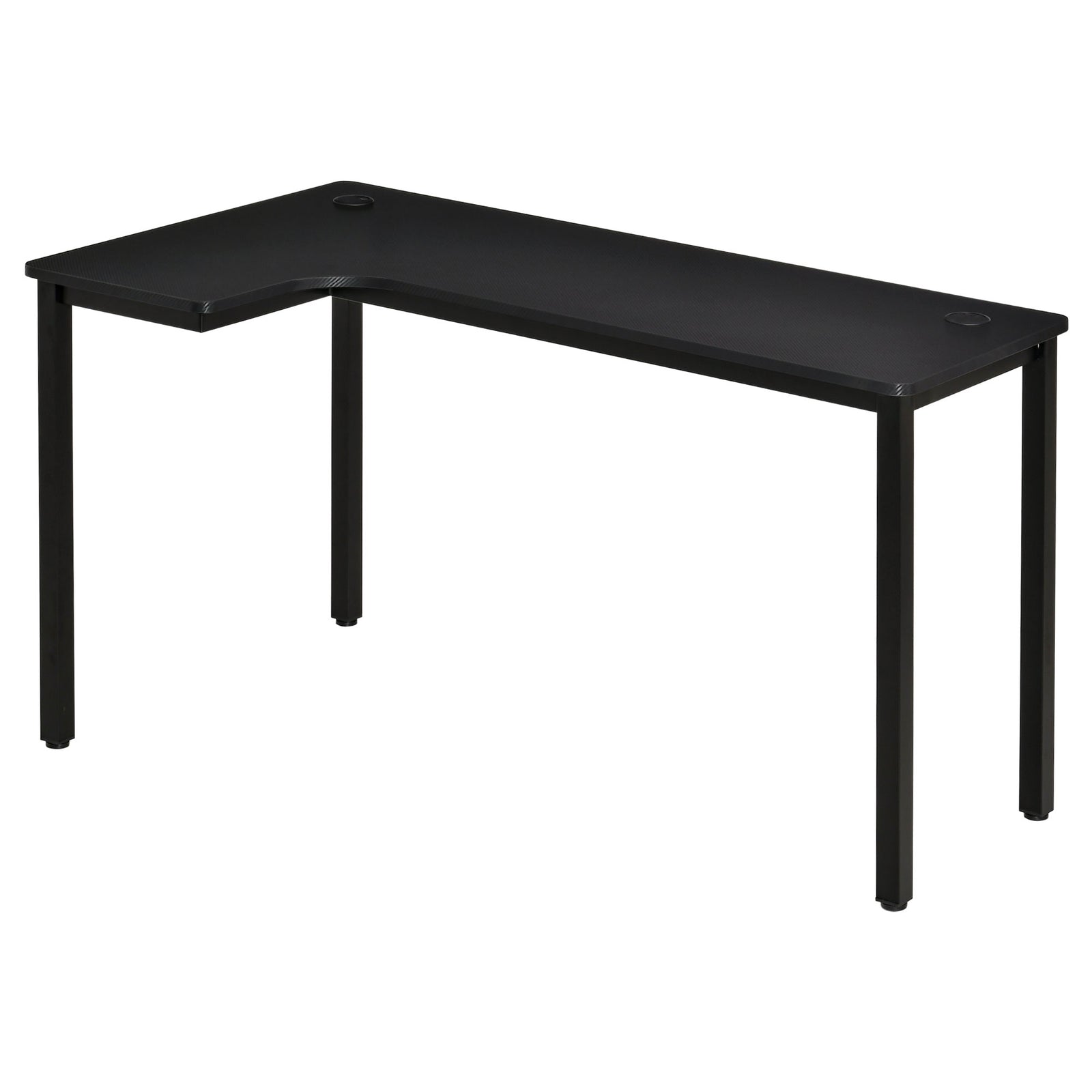 L-shaped Corner Desk Wood Pc Gaming Desk 145 X 81 X 76cm