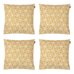 Art Deco Geometric Print Outdoor Cushion (set Of 4)