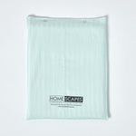 Egyptian Cotton Stripe Duvet Cover With Pillowcase, 330 Tc | Super King | Blue