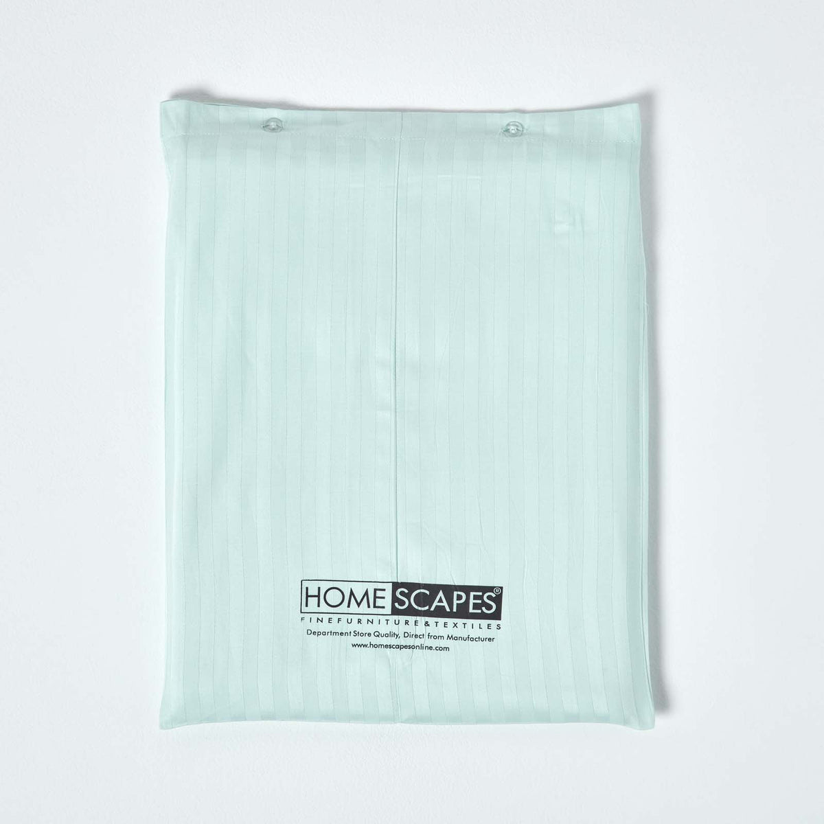 Egyptian Cotton Stripe Duvet Cover With Pillowcase, 330 Tc | King | Blue