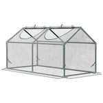 Mini Greenhouse W/ Plastic Cover - Clear