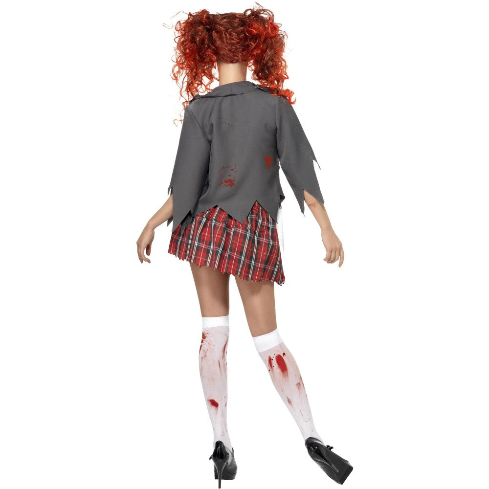 Zombie Schoolgirl Adult Women's Costume | Small