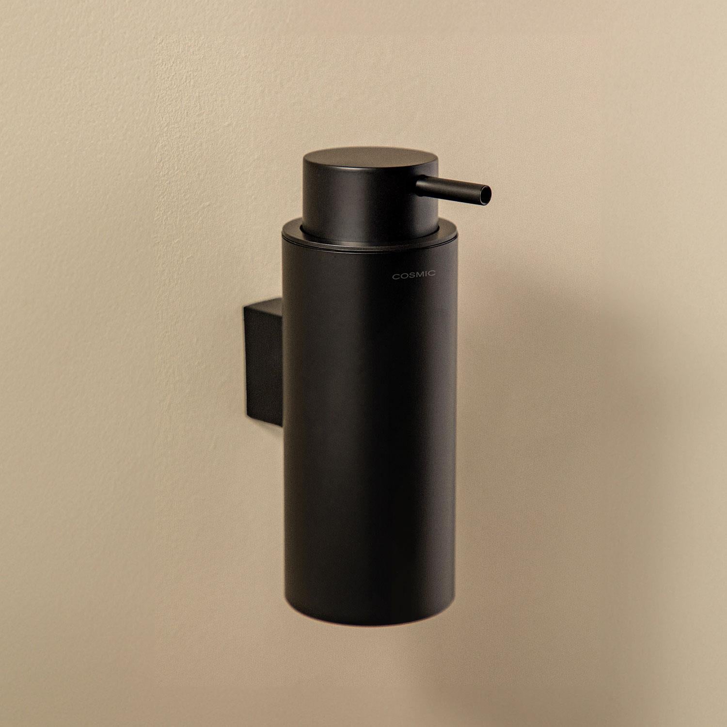Soap Dispenser, 200ml Capacity, Matt Black, Logic Collection