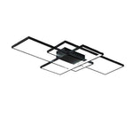 Modern 40w Integrated Led Square Ceiling Light | One Size | Black