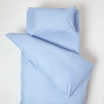 Cotton Cot Bed Duvet Cover Set 200 Thread Count | Cot Bed | Blue