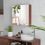 63wx60h Cm Double Door Wall-mount Bathroom Mirrored Cabinet