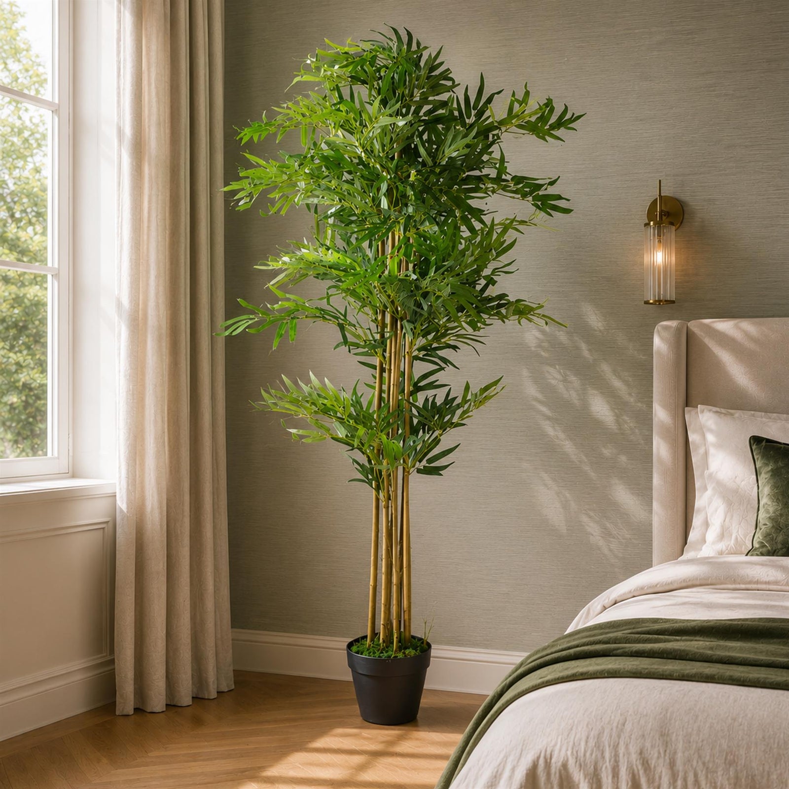 150cm  Design Uk Realistic Artificial Bamboo Plants / Trees