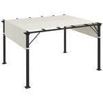 2 Pcs Pergola Replacement Canopy Cover, Uv Protection | Cream