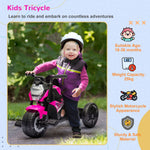 3 In 1 Baby Trike With Headlights, Music, Horn | Pink