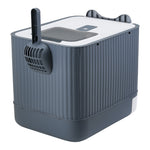 Fully Enclosed Drawer-style Cat Litter Box With Uv Sterilization Lamp
