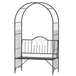 Garden Arch Bench Patio Trellis Arbor