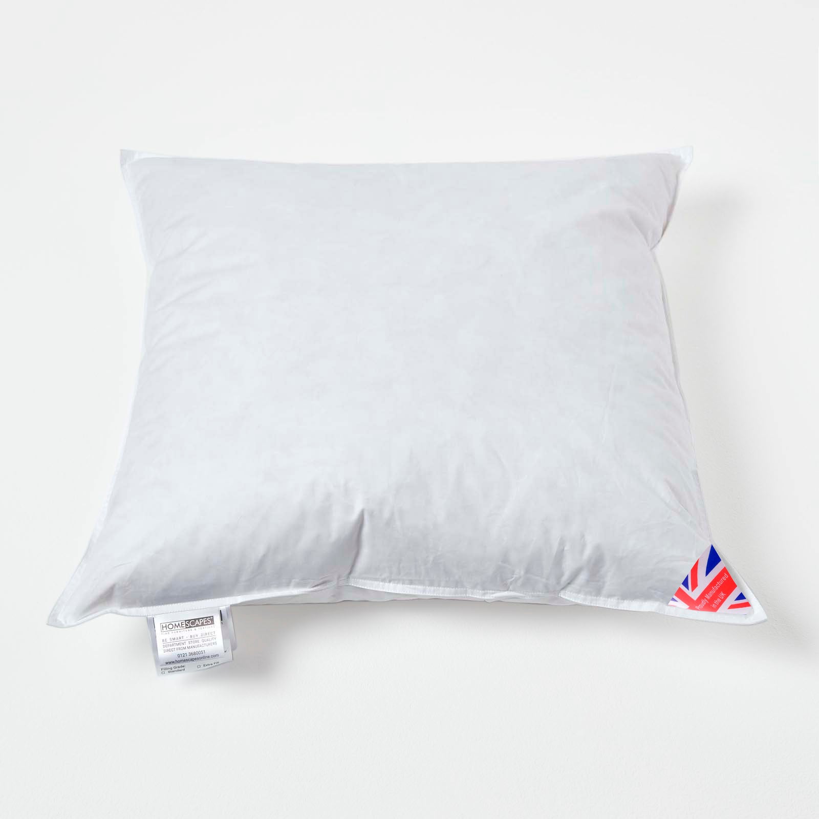 Duck Feather Cushion Pad | 60cm x 60cm | White