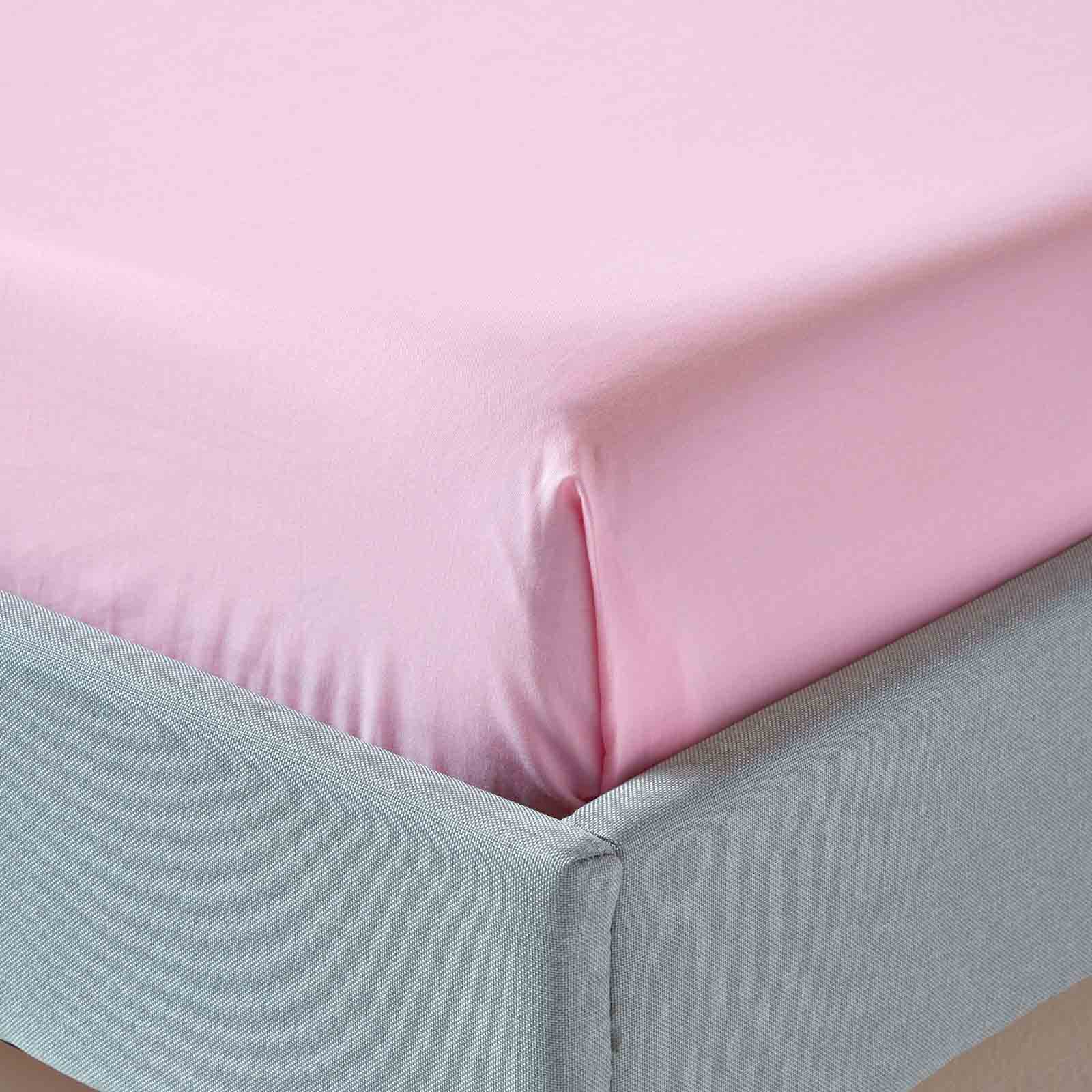 Egyptian Cotton Flat Sheet 200 Tc | King | Pink