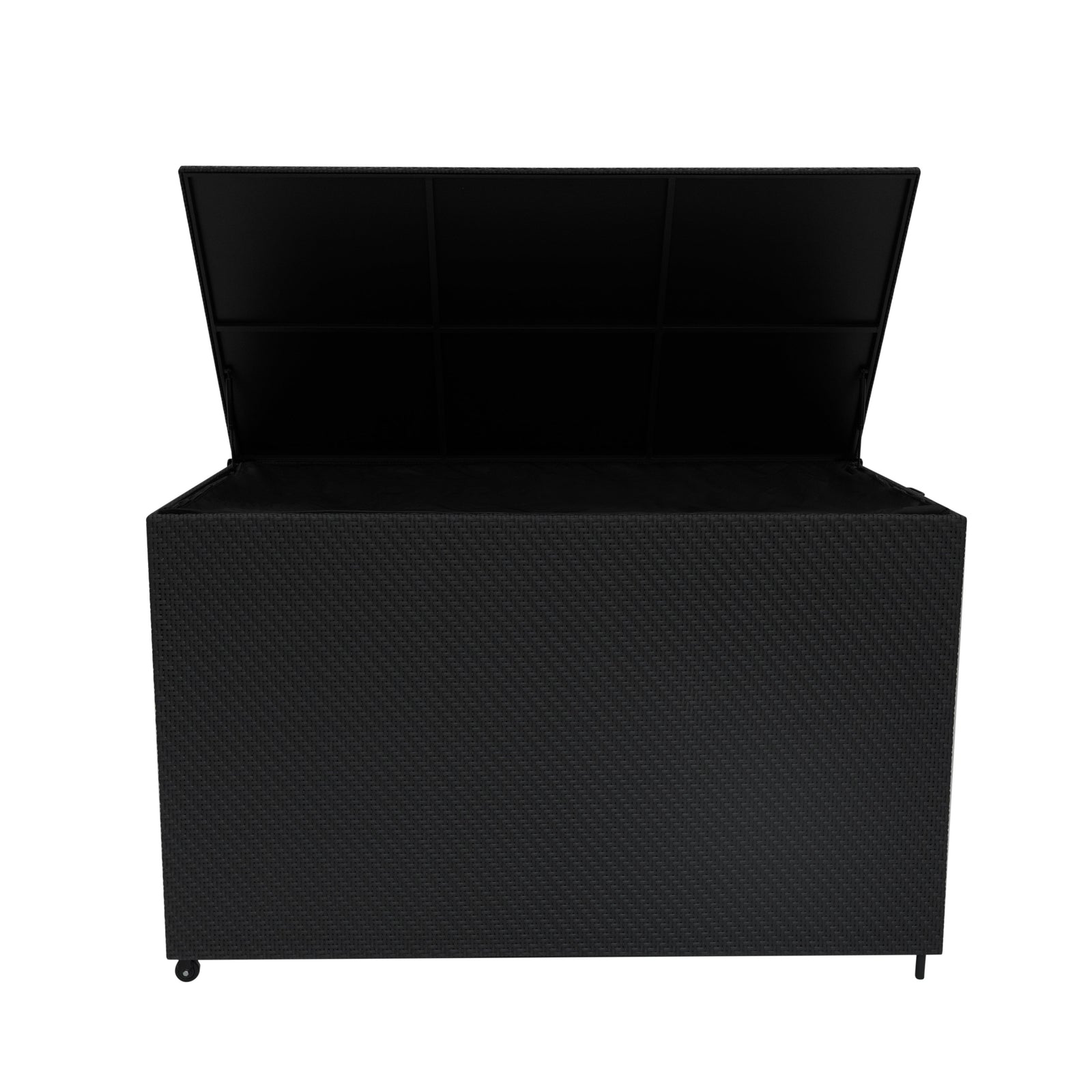 Rattan Cushion Storage Box 996l | Black