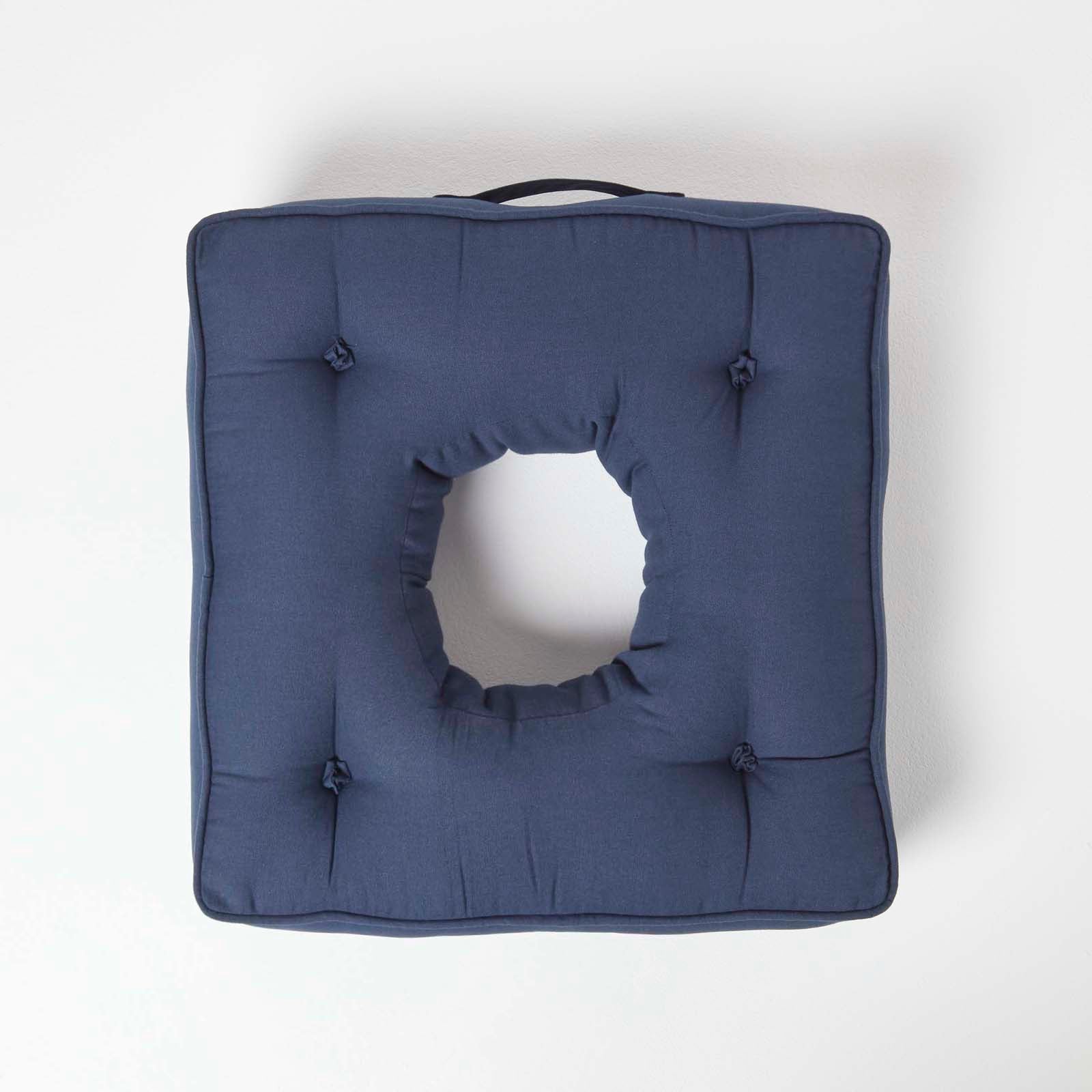 Pressure Relief Armchair Booster Cushion | 50cm x 50cm | Navy Blue