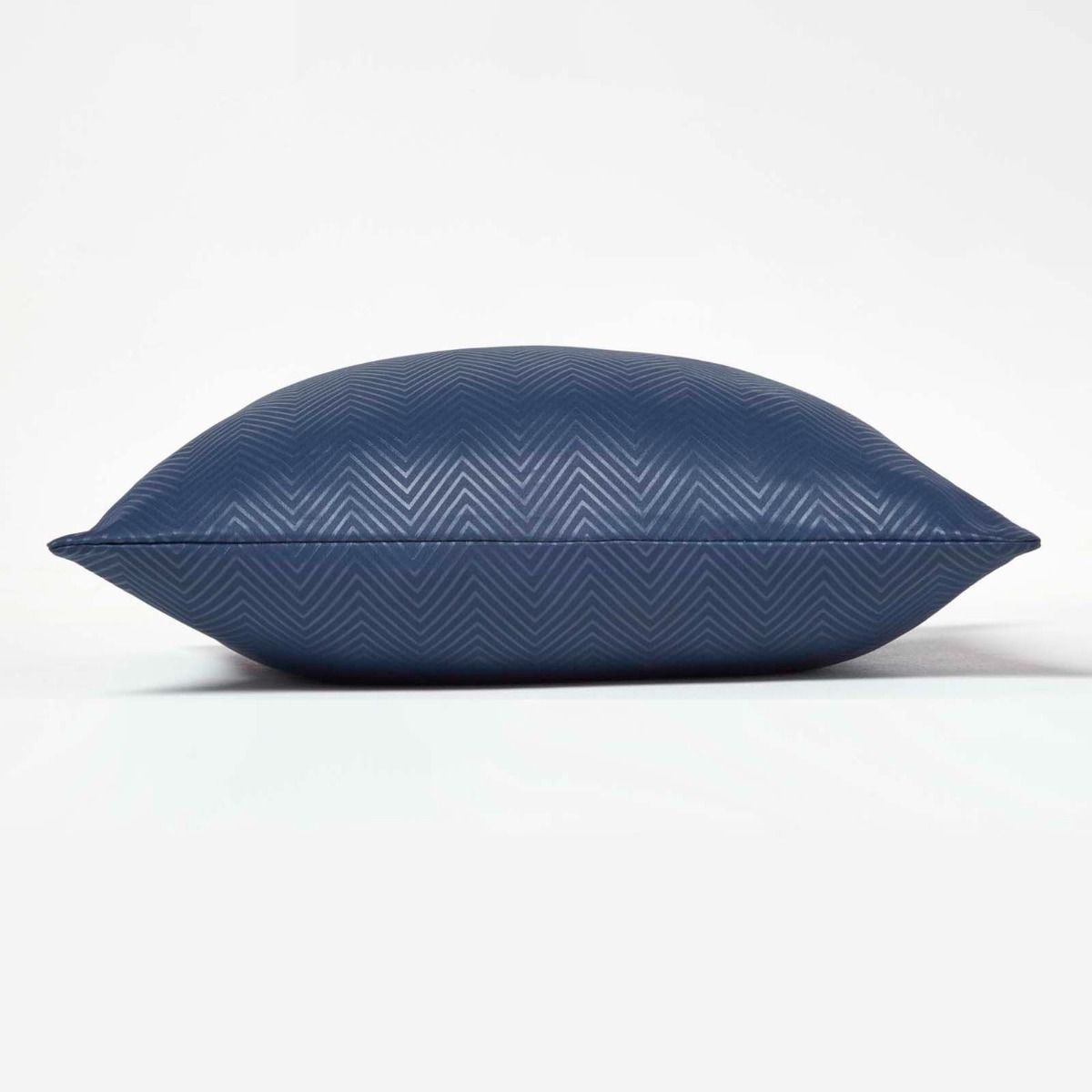 Herringbone Chevron Cushion Cover | 45cm x 45cm | Navy Blue