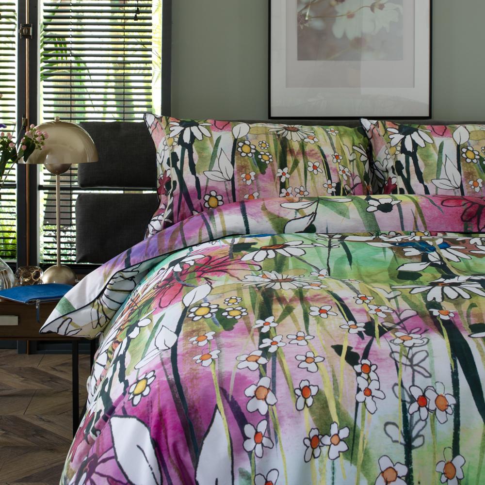 The Common Digital Print 100% Cotton Duvet Cover Set | Double | Multi Colour